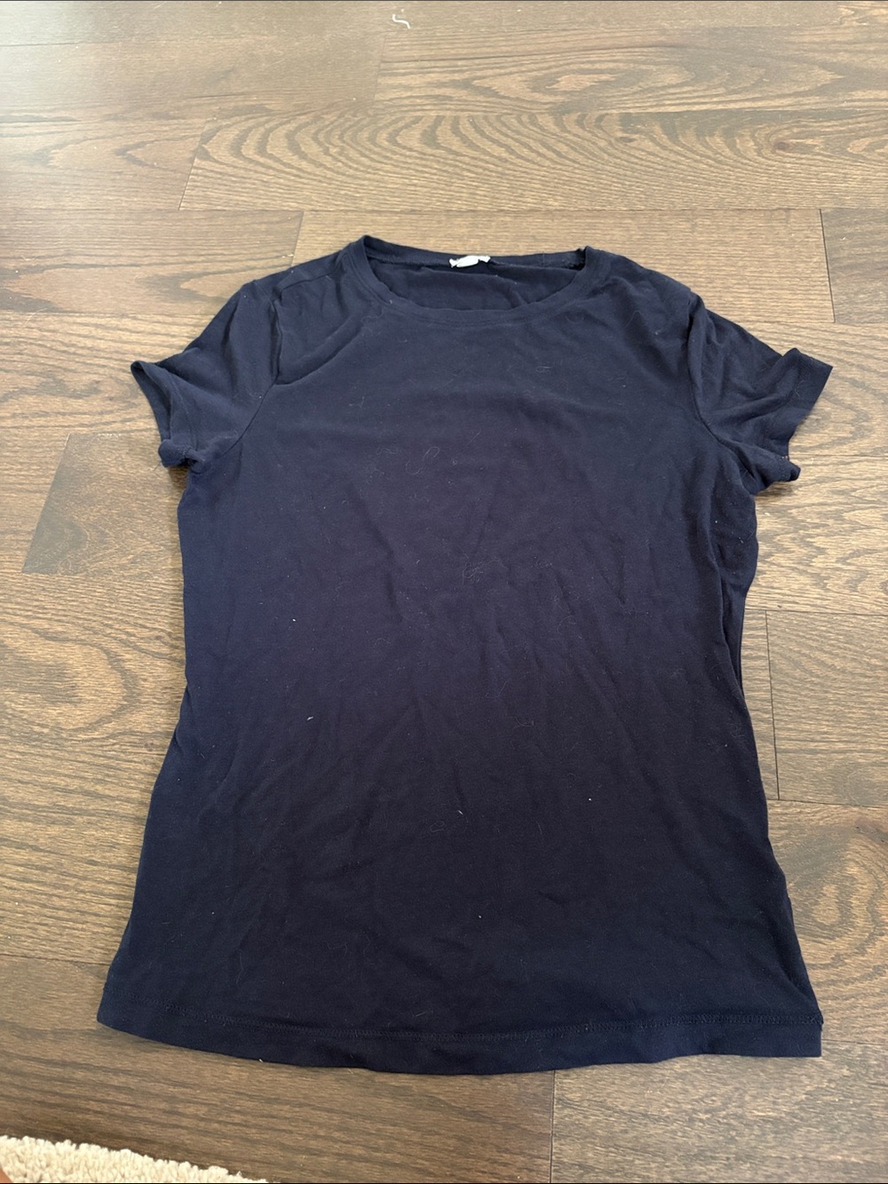 Garage Short Sleeve Crewneck Tee - Navy Blue